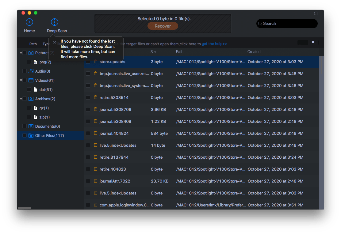 iBeesoft-Data-Recovery scan-mode